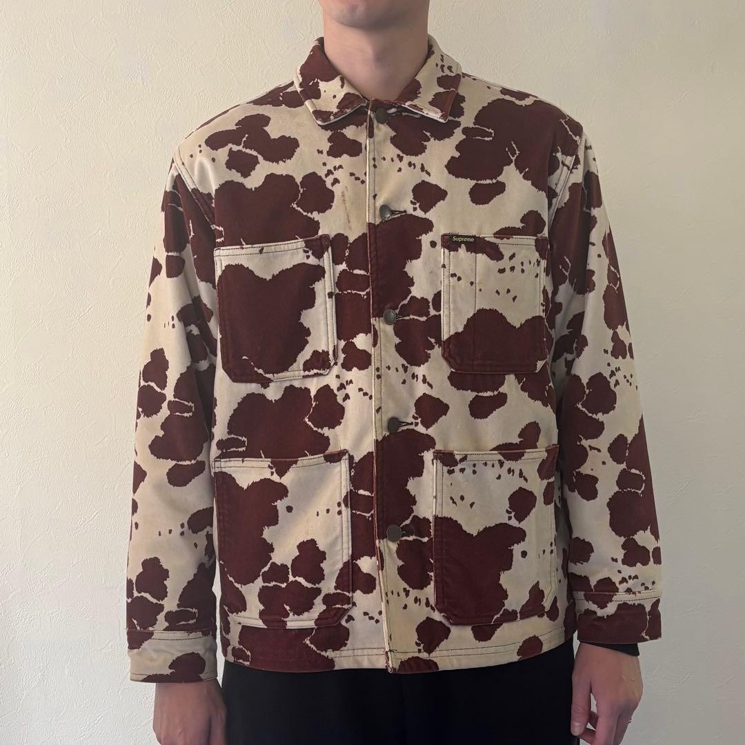 20ss Supreme Velvet Chore Coat ジャケット