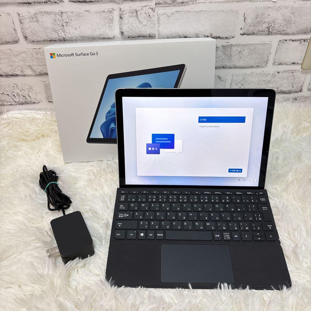 Microsoft Surface Go 3 キーボード　充電器　箱あり64GB