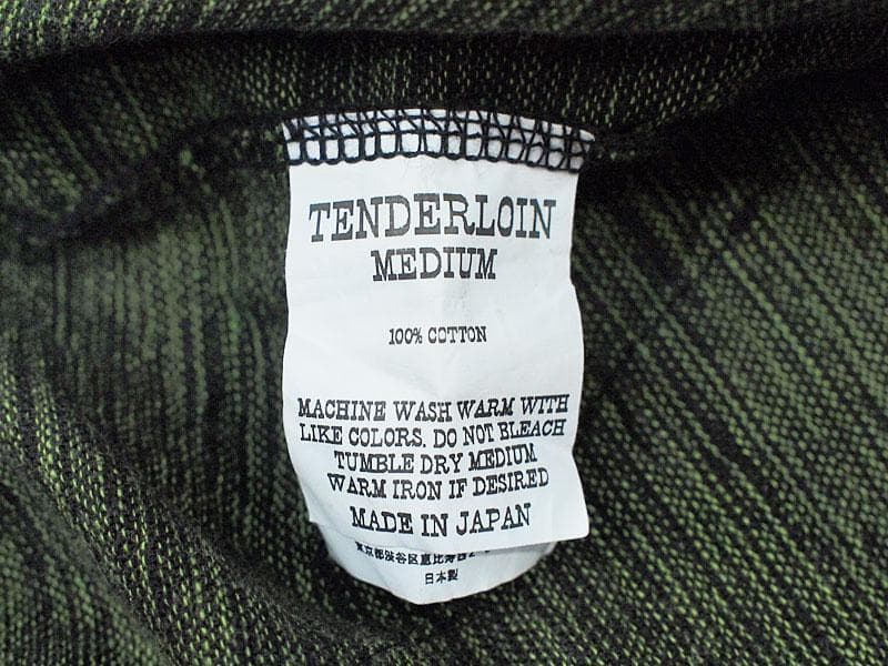 美品 TENDERLOIN BAJA L/S バハ クルーネック