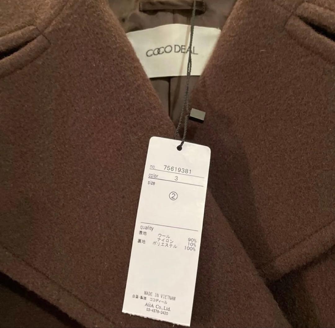 2025冬新作 ココディール インペリアルモッサショートPコート