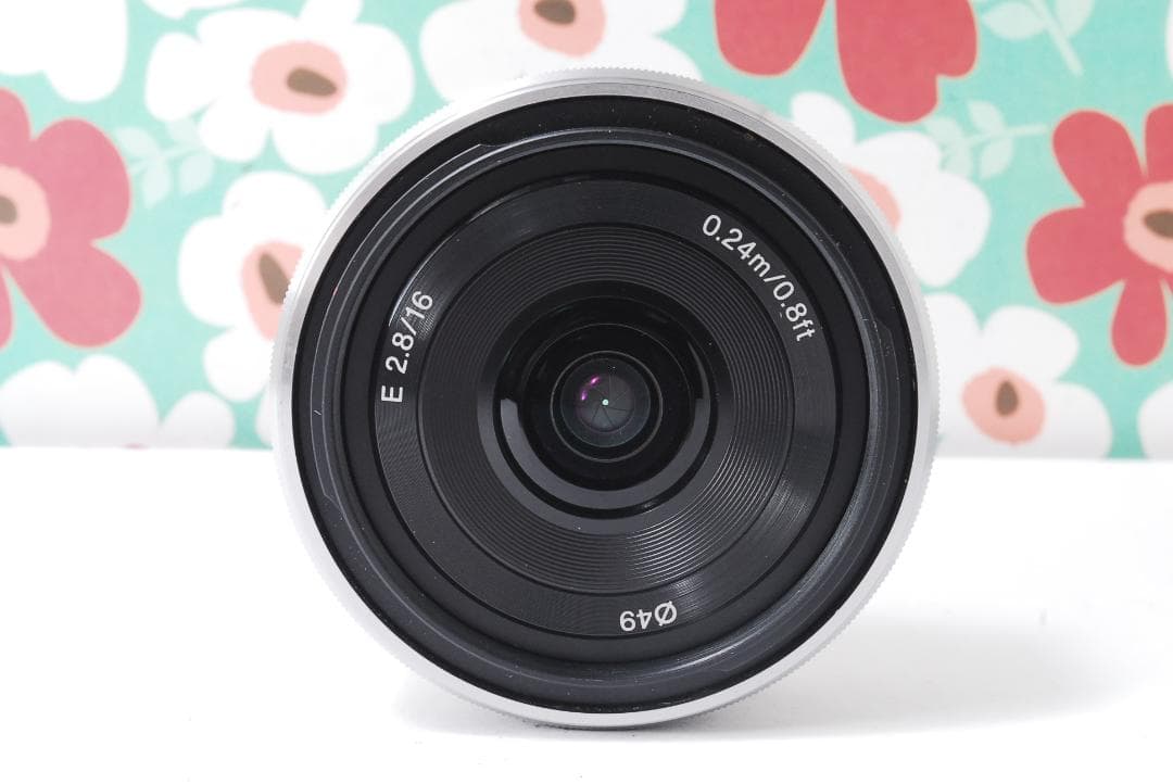 ❤SONY 単焦点 SEL16F28❤パンケーキレンズ Eマウント❤大人気❤