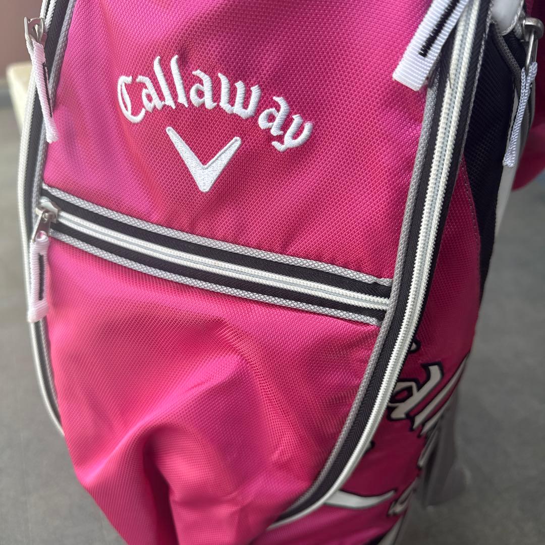 キャロウェイソレイル ジェムズ8本.Dr.5w.アイアン.パターキャディバッグ