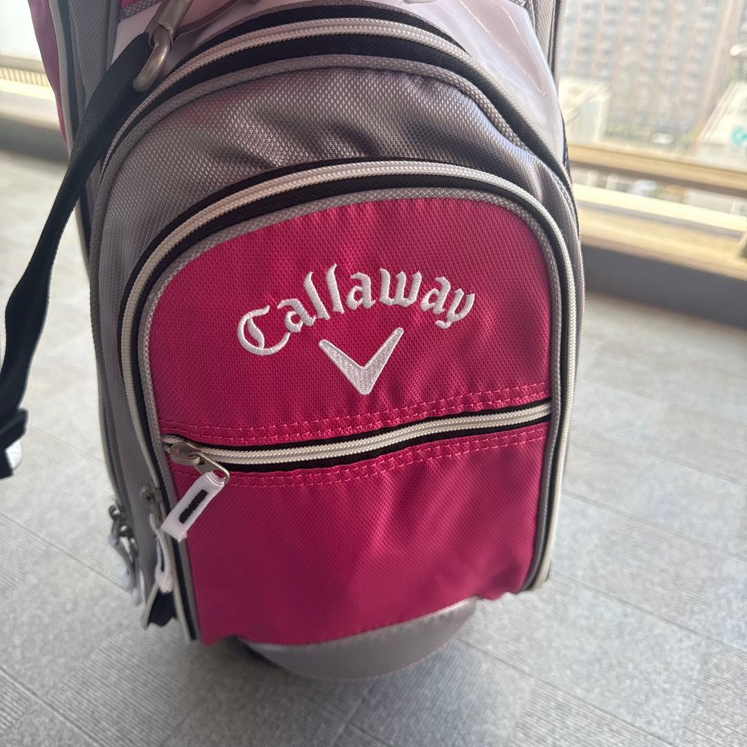 キャロウェイソレイル ジェムズ8本.Dr.5w.アイアン.パターキャディバッグ