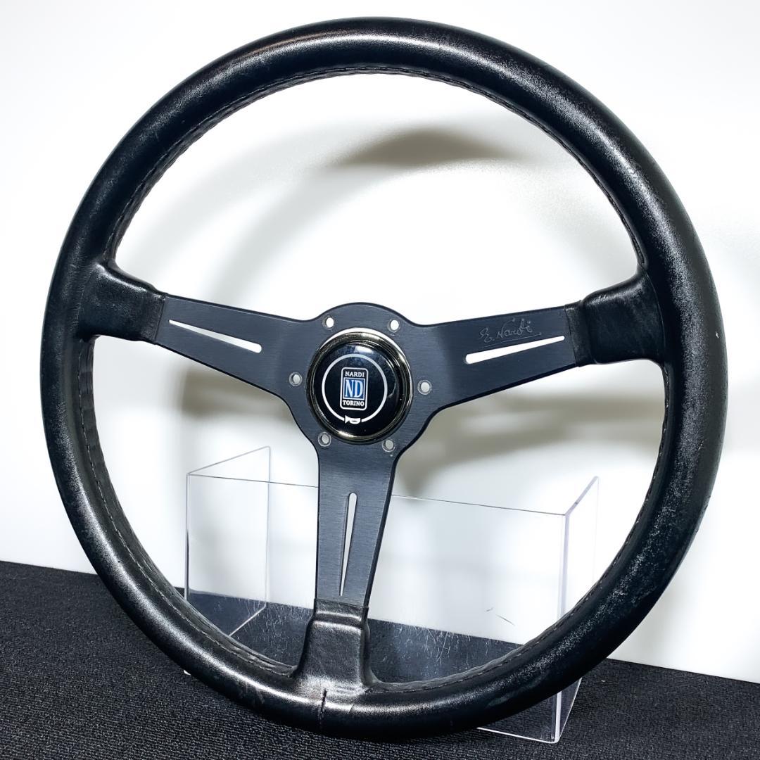 ナルディ クラシック ブラックスポーク レザーステアリング FET 正規品