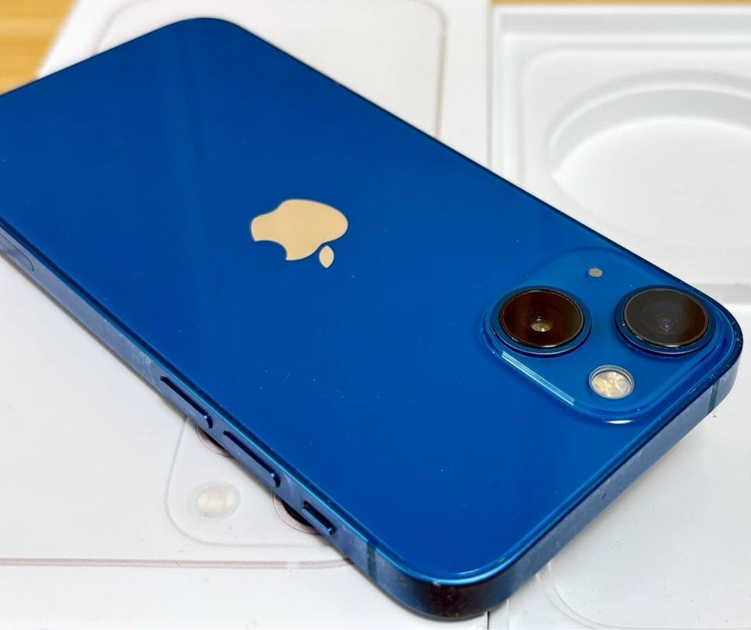 【美品】iPhone 13 mini 128GB ブルー　SIMフリー　本体