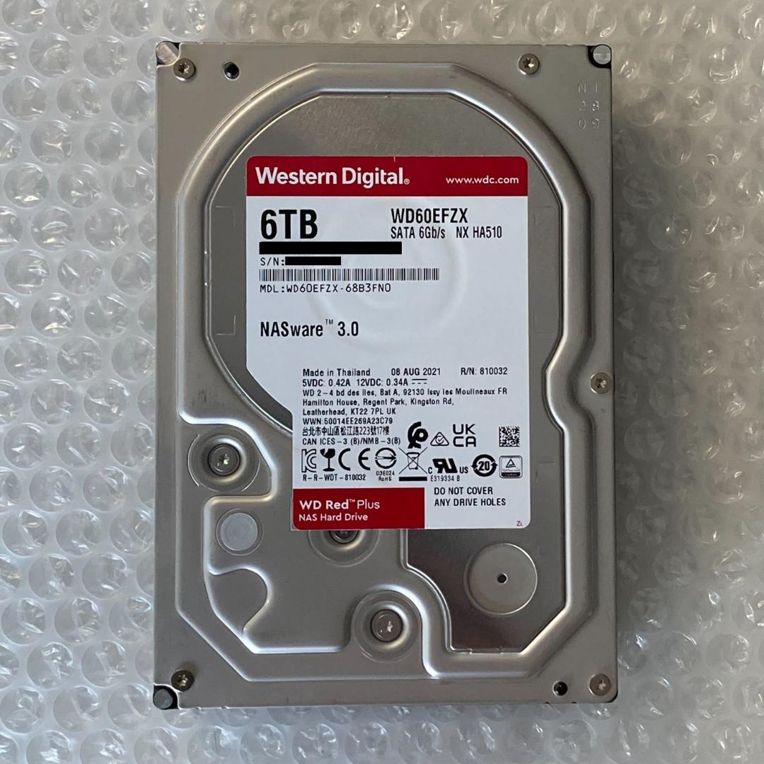内蔵型ハードディスクドライブ WD Red Plus 6TB WD60EFZX (1)