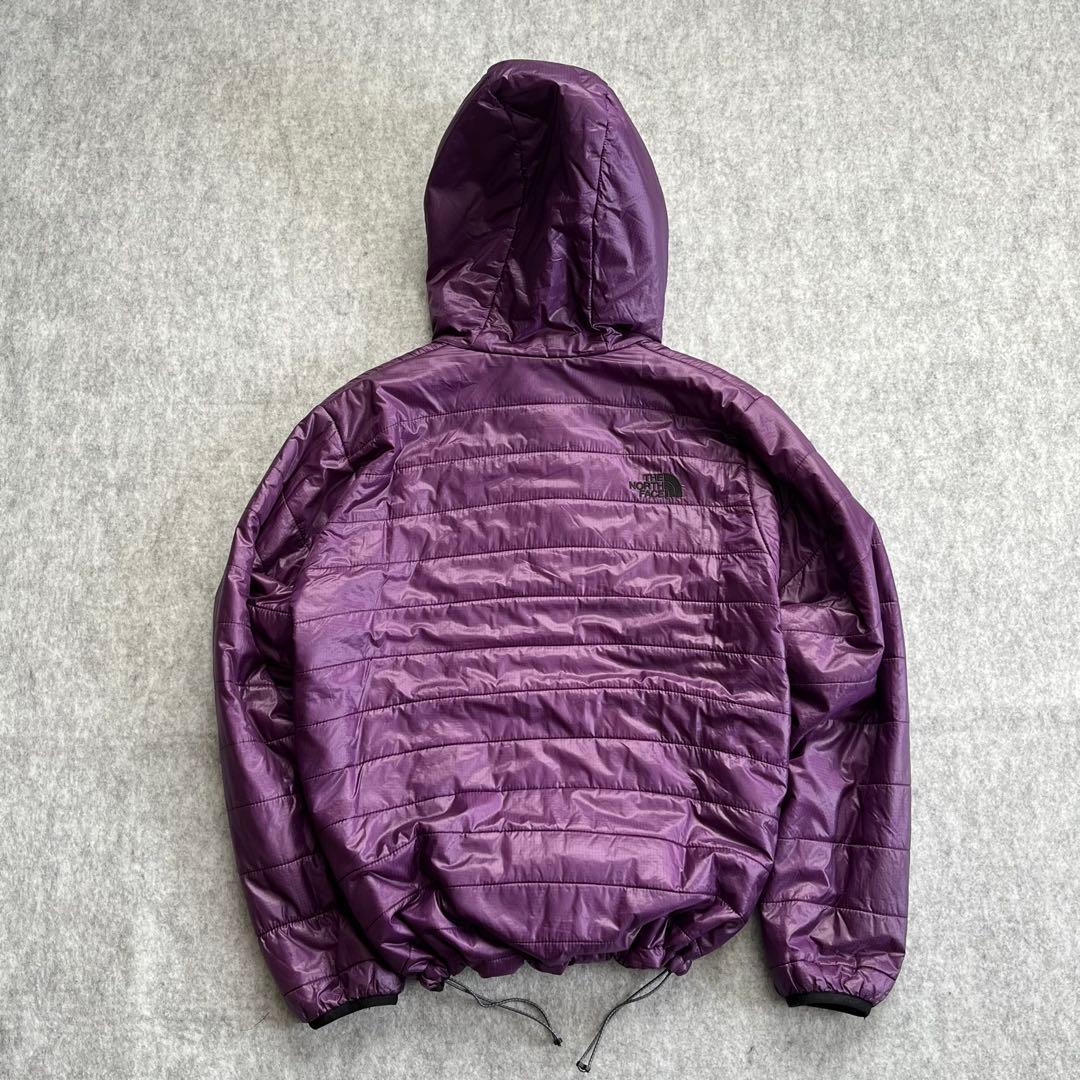 ノースフェイス ドローコード ダウンジャケット Y2K テック 短丈 光沢