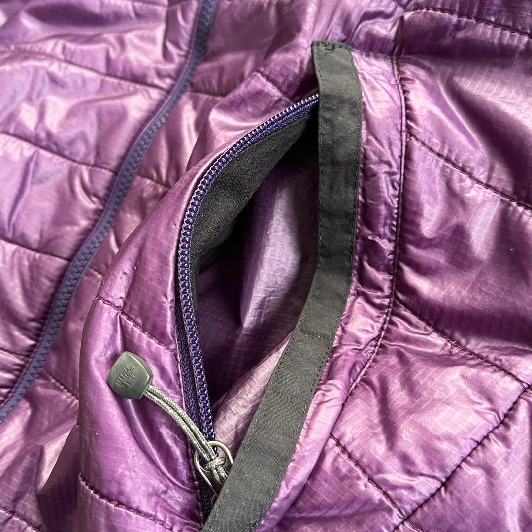 ノースフェイス ドローコード ダウンジャケット Y2K テック 短丈 光沢