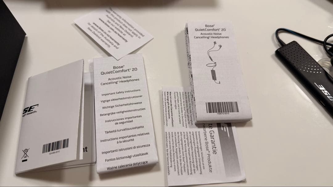 BOSE QuietComfort 20 QC20 絶版　apple ほぼ新品