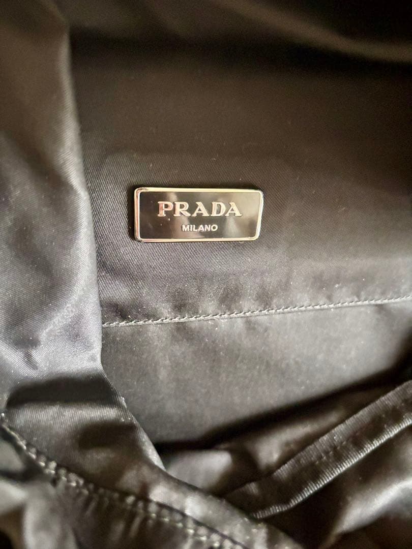 【完品】PRADA プラダ V136 リュックサック バックパック ブラック