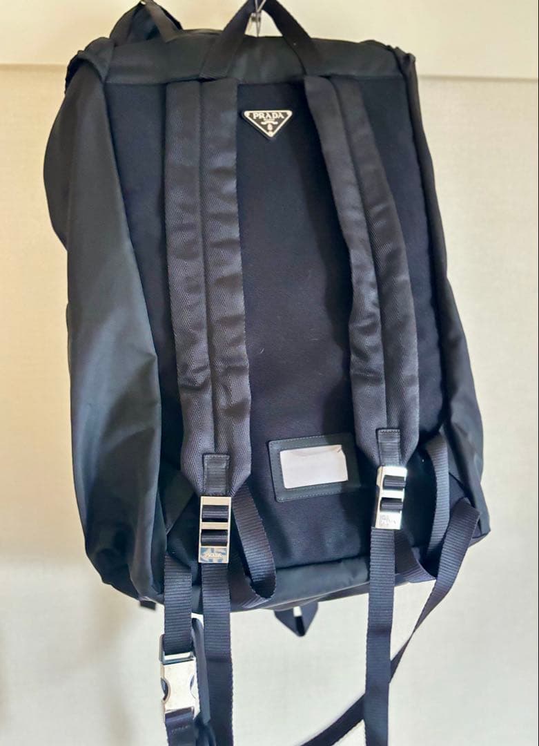 【完品】PRADA プラダ V136 リュックサック バックパック ブラック