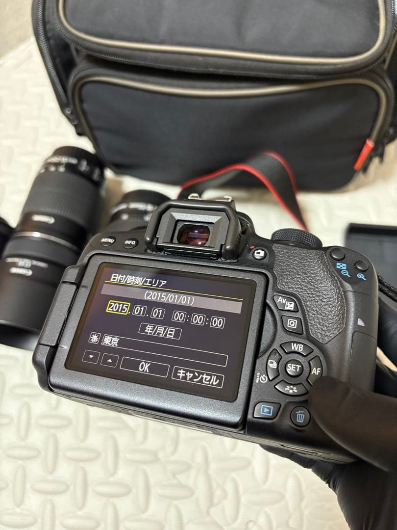 Canon EOS KISS8x8i 一眼レフカメラ レンズ3本付き