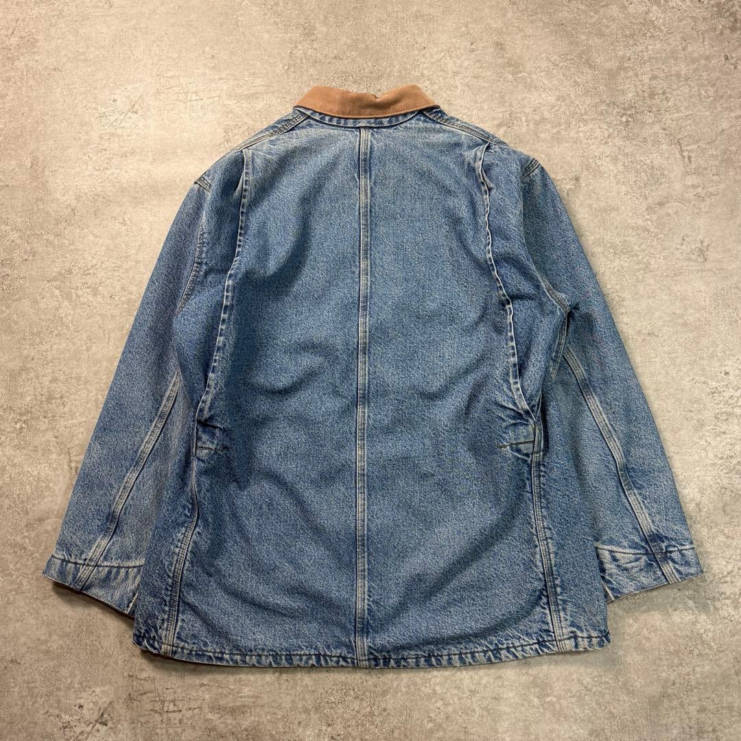 KN様 カーハート【L】00s チョアコート カバーオール デニム ジャケット