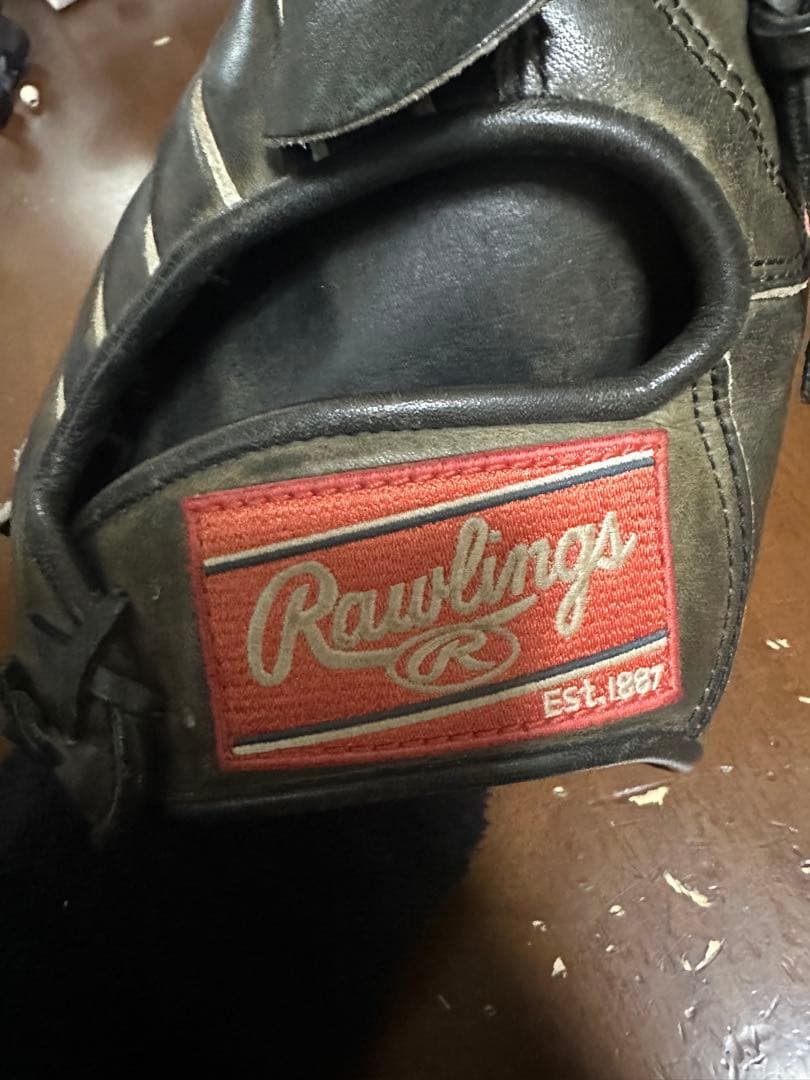 Rawlings 野球グローブ 黒 レザー