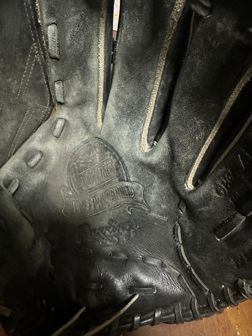 Rawlings 野球グローブ 黒 レザー