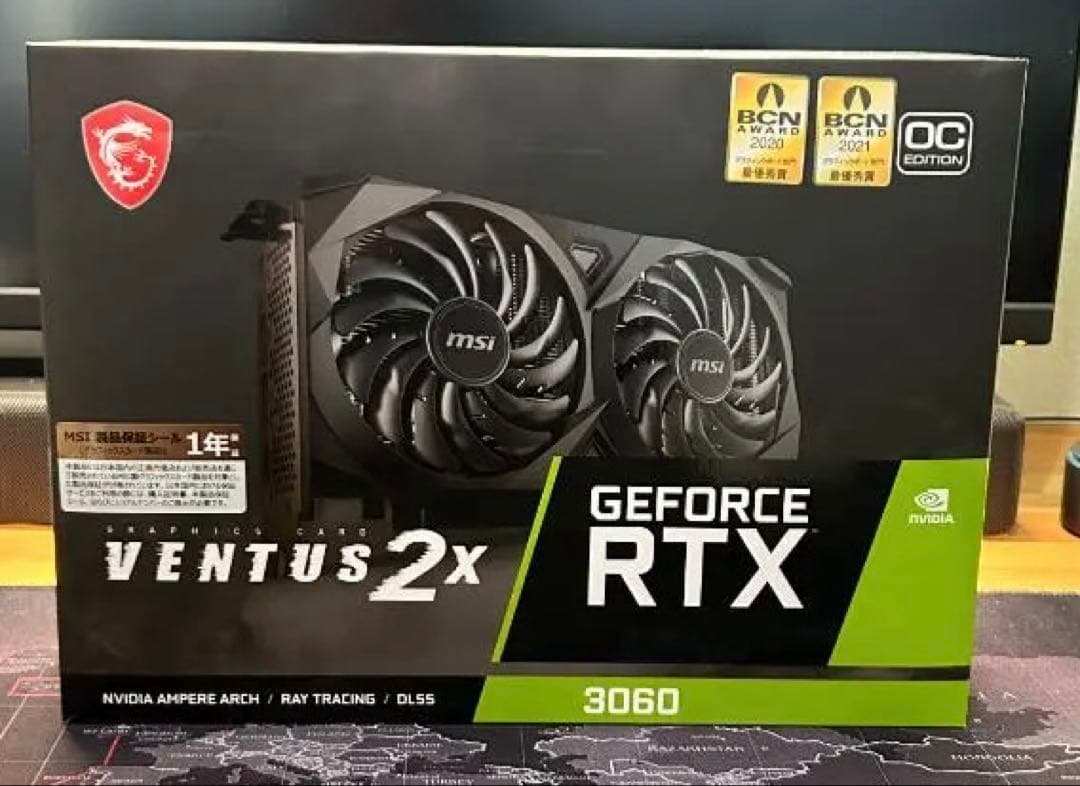 グラフィックボード・グラボ・ビデオカード MSI GeForce RTX 3060 VENTUS 2X 12GB OC