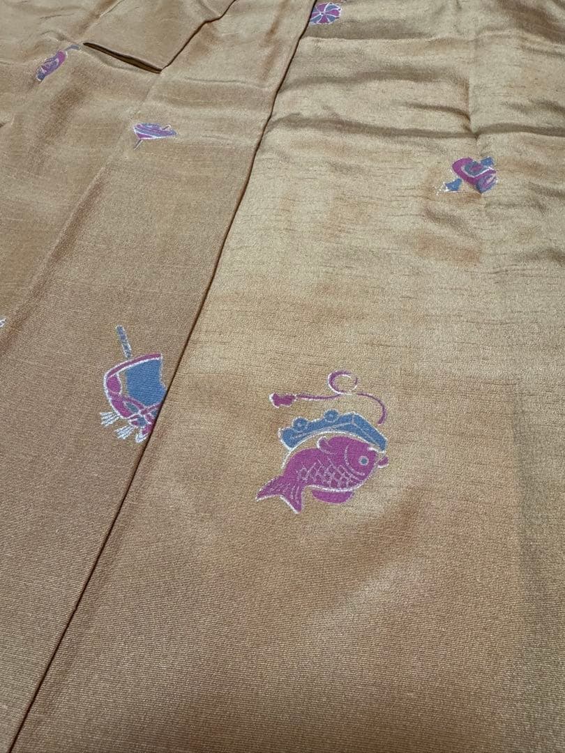 【銘品新品】西陣老舗機元「名匠 菱屋六右エ門謹製」長襦袢「風通御召織 紬糸併用」