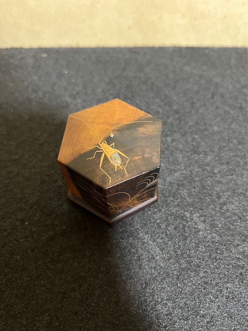 吉田華正　黒柿　鈴虫　香合