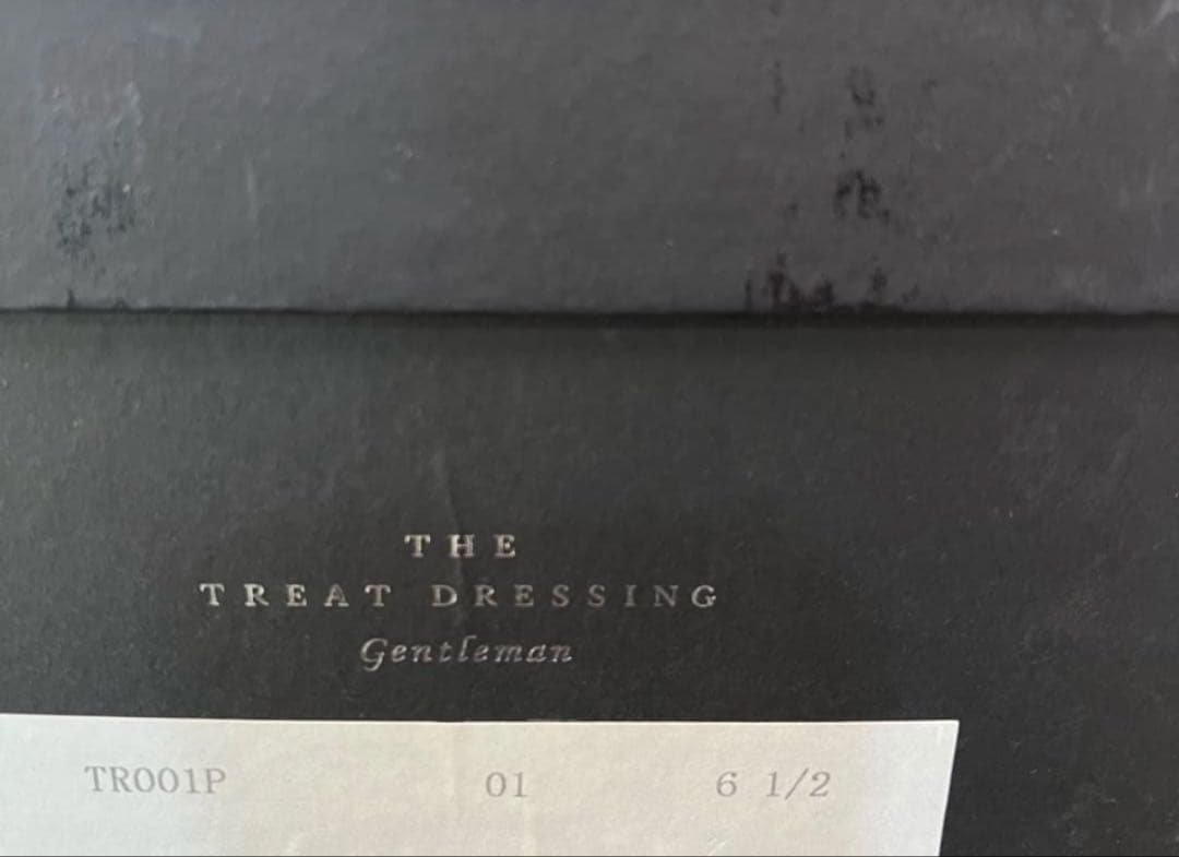 THE TREAT DRESSING 黒 ドレスシューズ