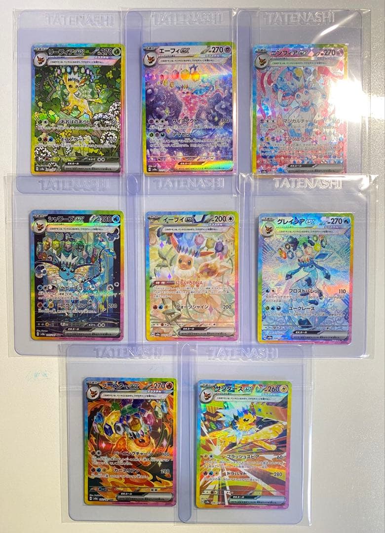 【美品】ポケモンカード テラスタルフェスex ブイズ SAR 8枚セット