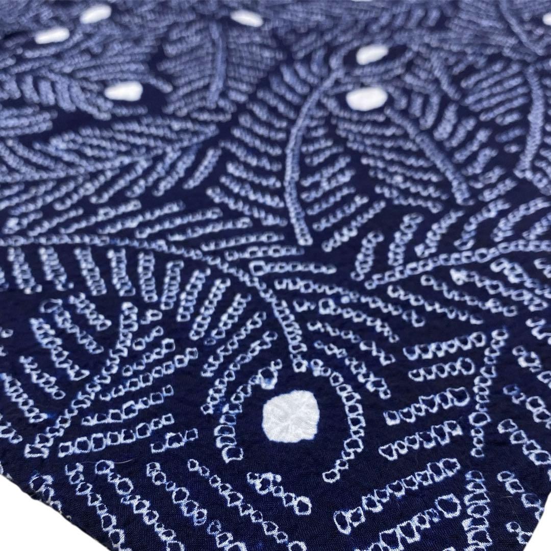 【専用です】 孔雀の羽根 絞り浴衣 有松絞り浴衣 yukata