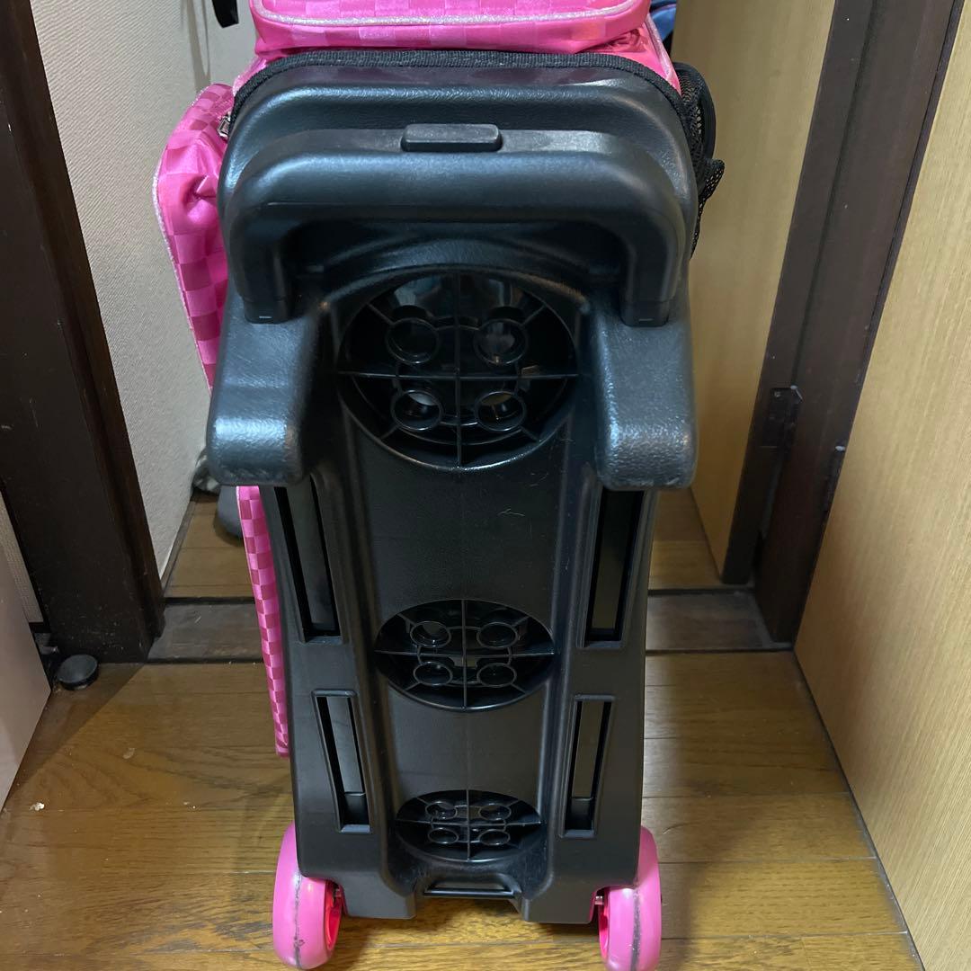 新品 STORM ボウリング用バッグ ピンク チェック柄 3球タイプ
