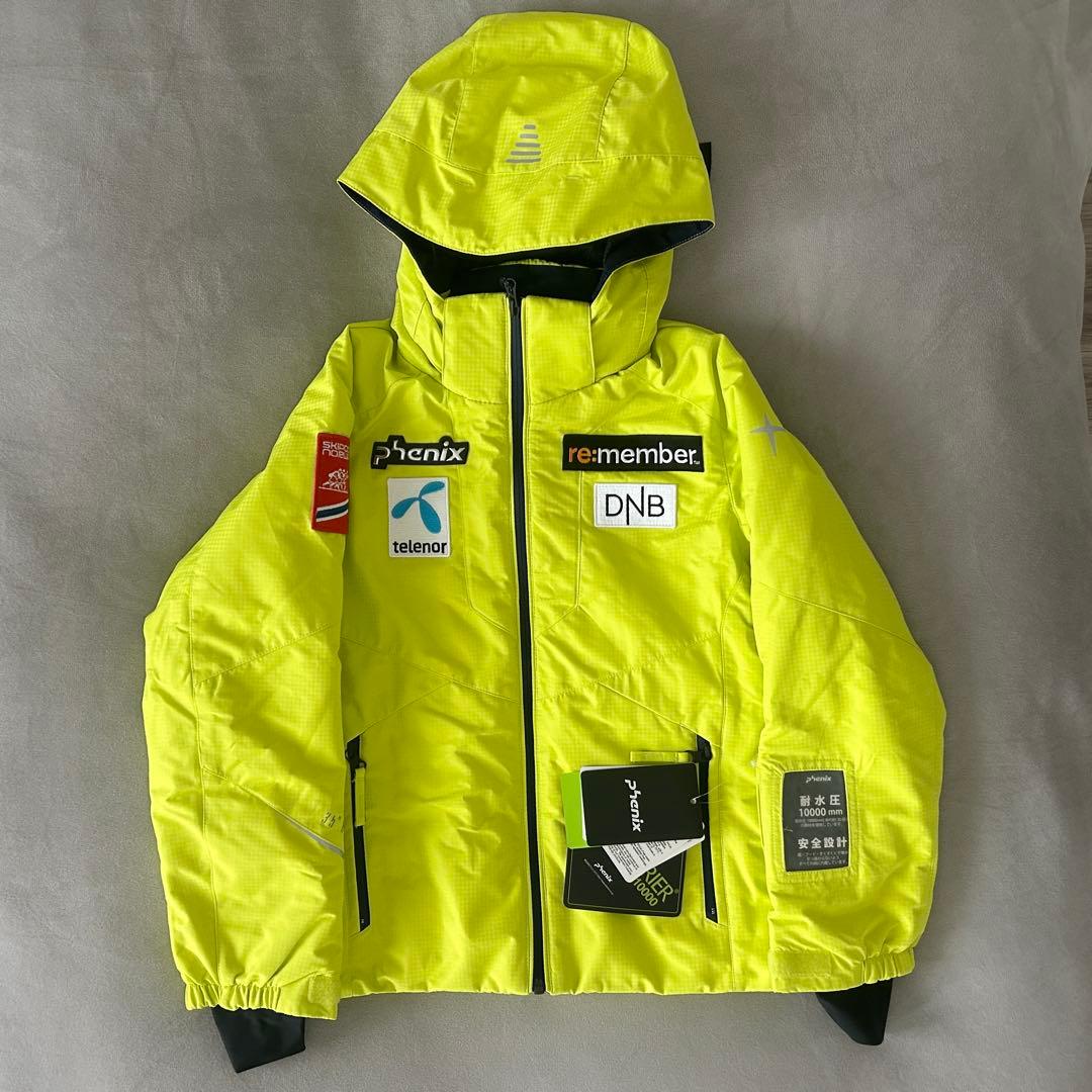 【新品・未使用】phenix スキーウエア上下セット 140cm グローブ付き