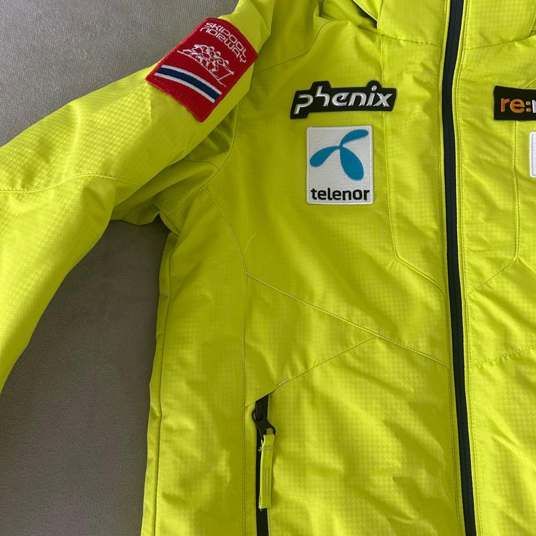 【新品・未使用】phenix スキーウエア上下セット 140cm グローブ付き