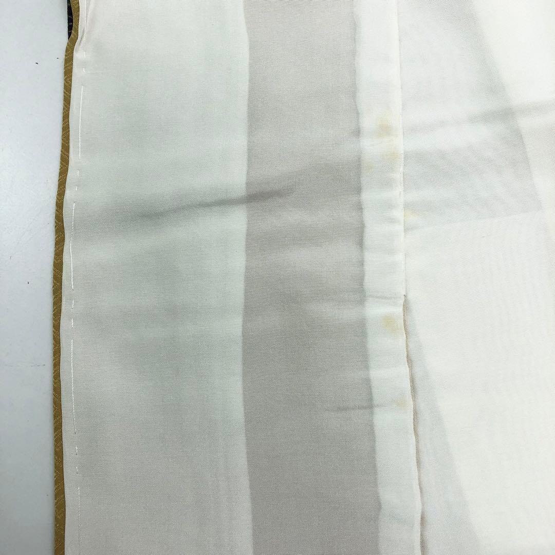 付下げ 花井幸子 霞に花模様 紅葉 縮緬 KK-2373