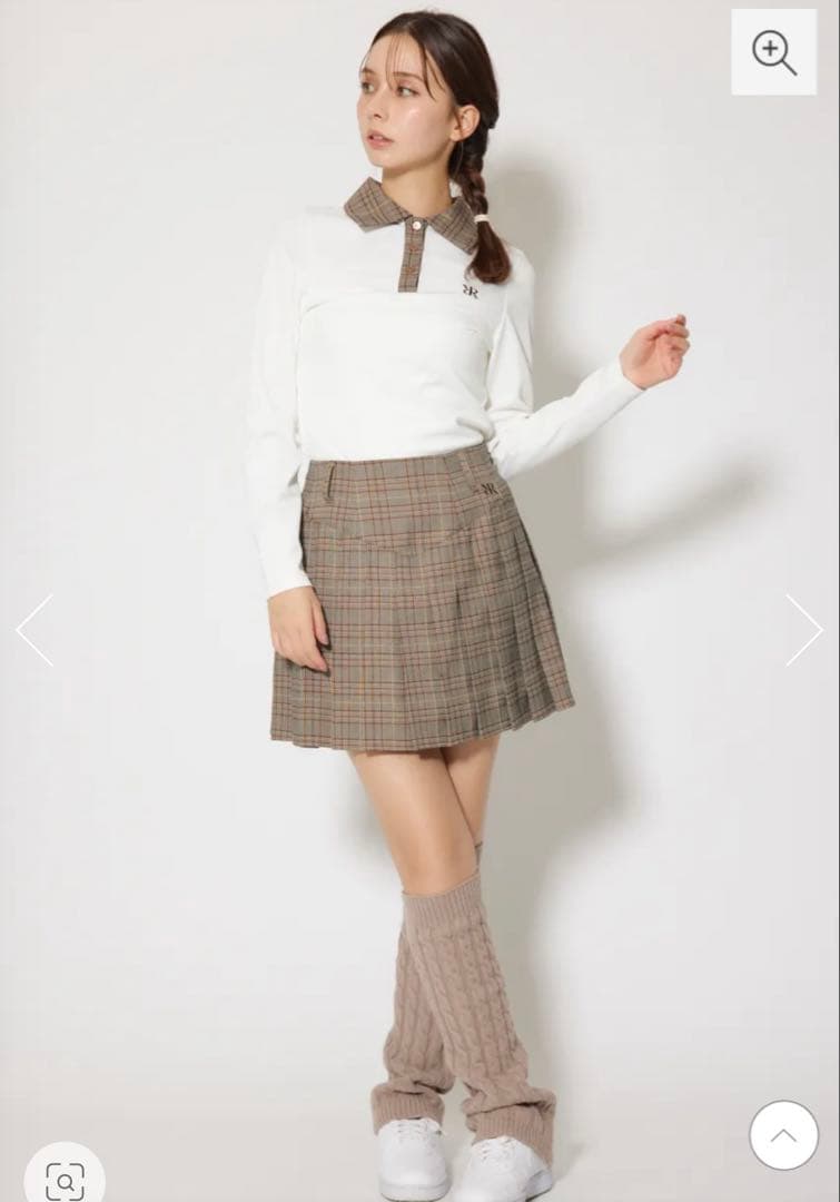 リエンダゴルフ　プリーツスカート ゴルフウェア