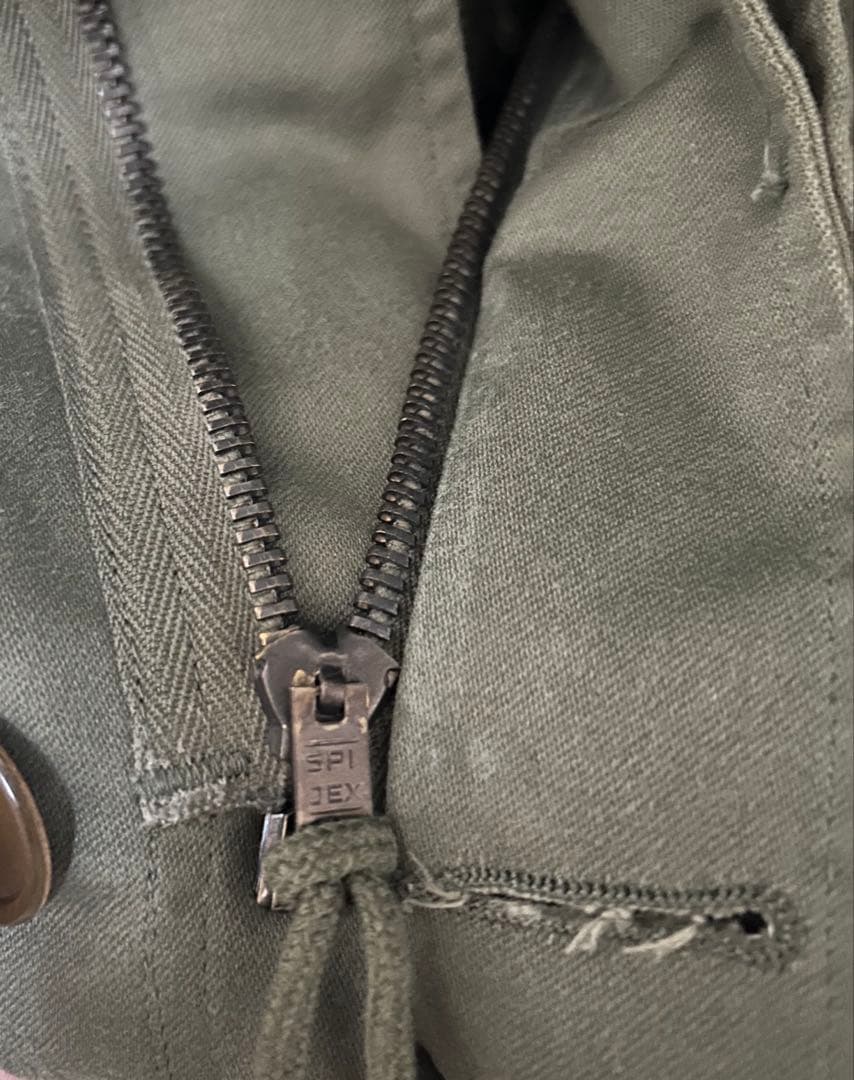 良品✨【即日発送】70年代後半フランス軍 M64 モッズコート ライナー付　古着