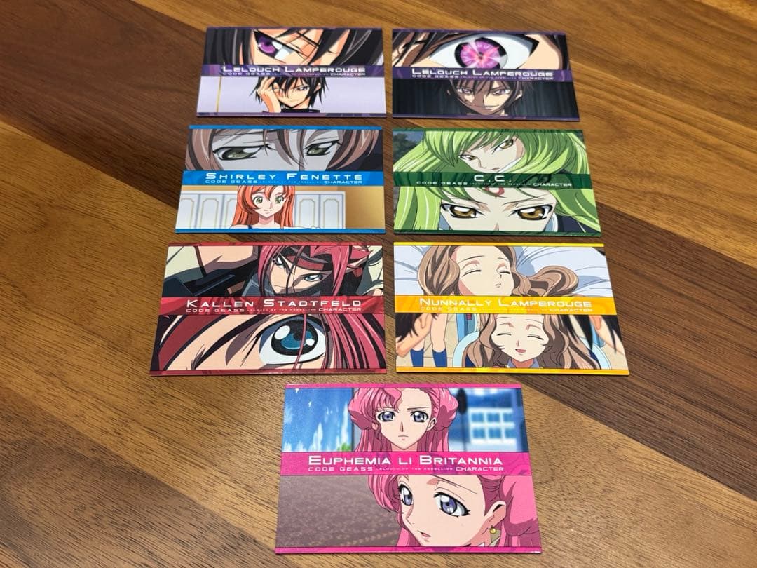 コードギアス　反逆のルルーシュ カードダス　マスターズ 47枚