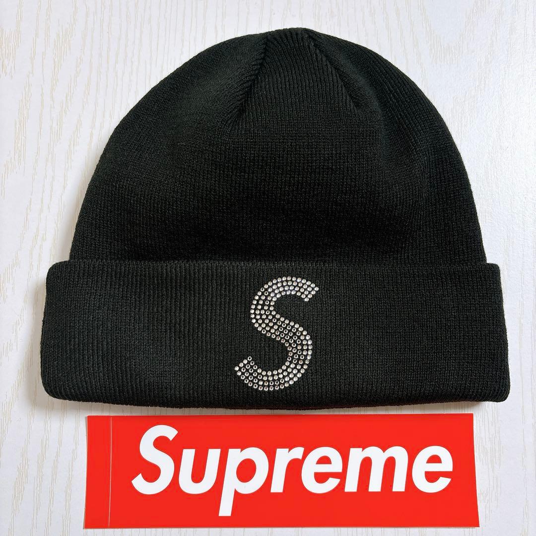 Supreme Swarovski スワロフスキー　Sロゴ　ブラック　黒