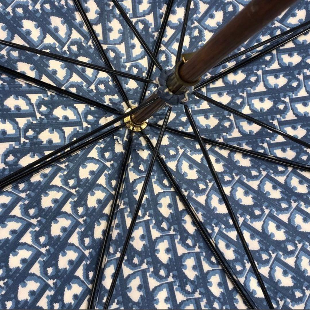 Christian Dior クリスチャンディオール 長傘 雨傘 トロッター