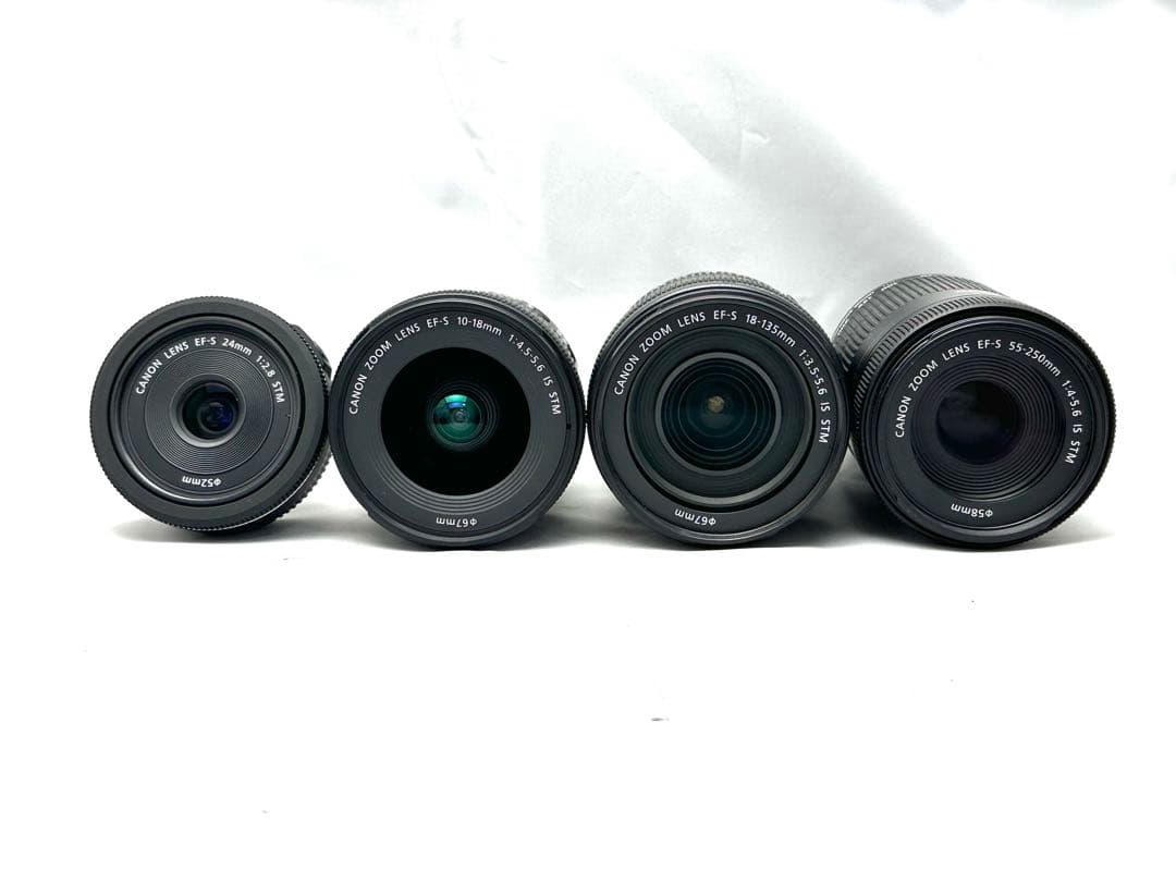 Canon EF-S ズームレンズ4本セット