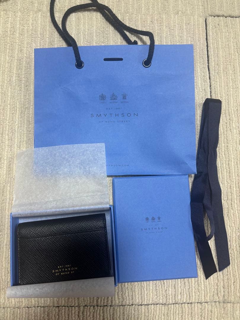 SMYTHSON ブラック名刺入れ