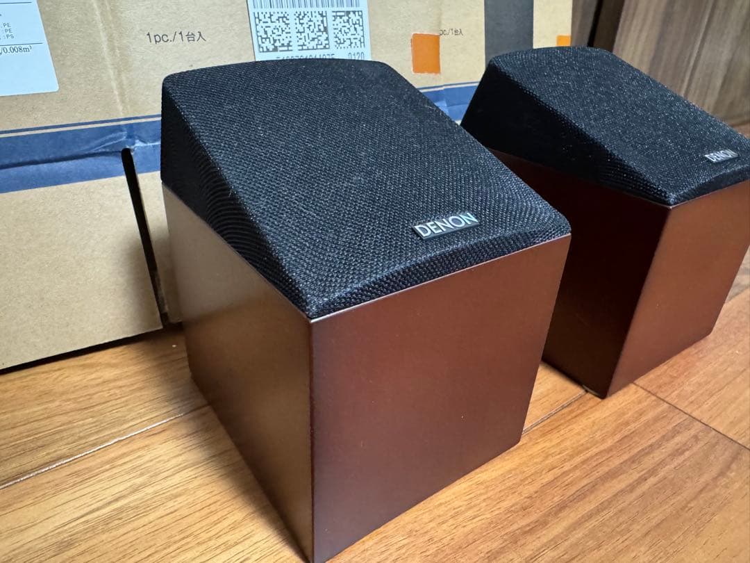 Denon デノン SC-EN10 イネーブルドスピーカー2台(ペア) 木目