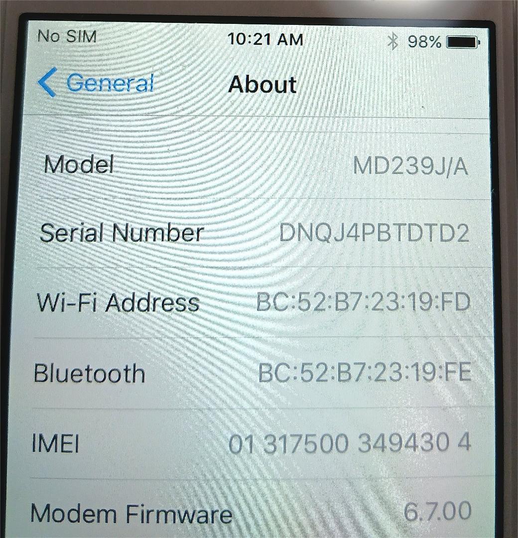 Softbank iPhone 4s 白 - 極上状態 100% バッテリー