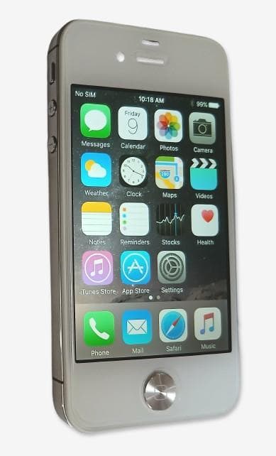 Softbank iPhone 4s 白 - 極上状態 100% バッテリー