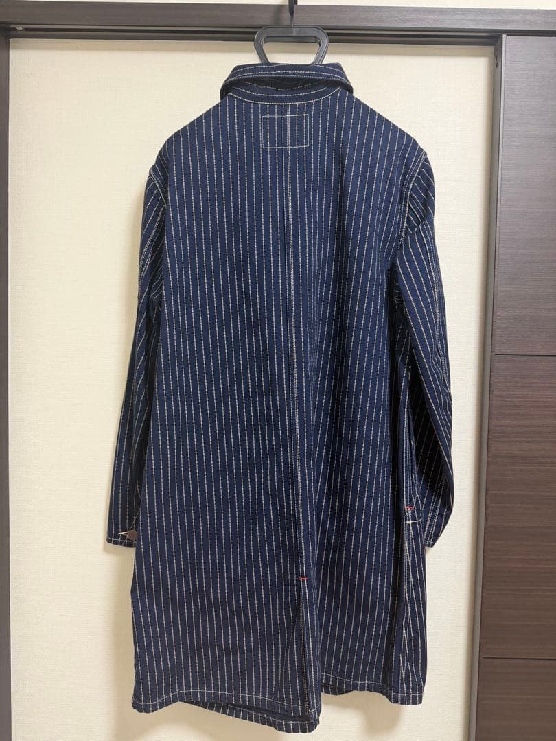 TCBjeans ストライプカバーオール 38