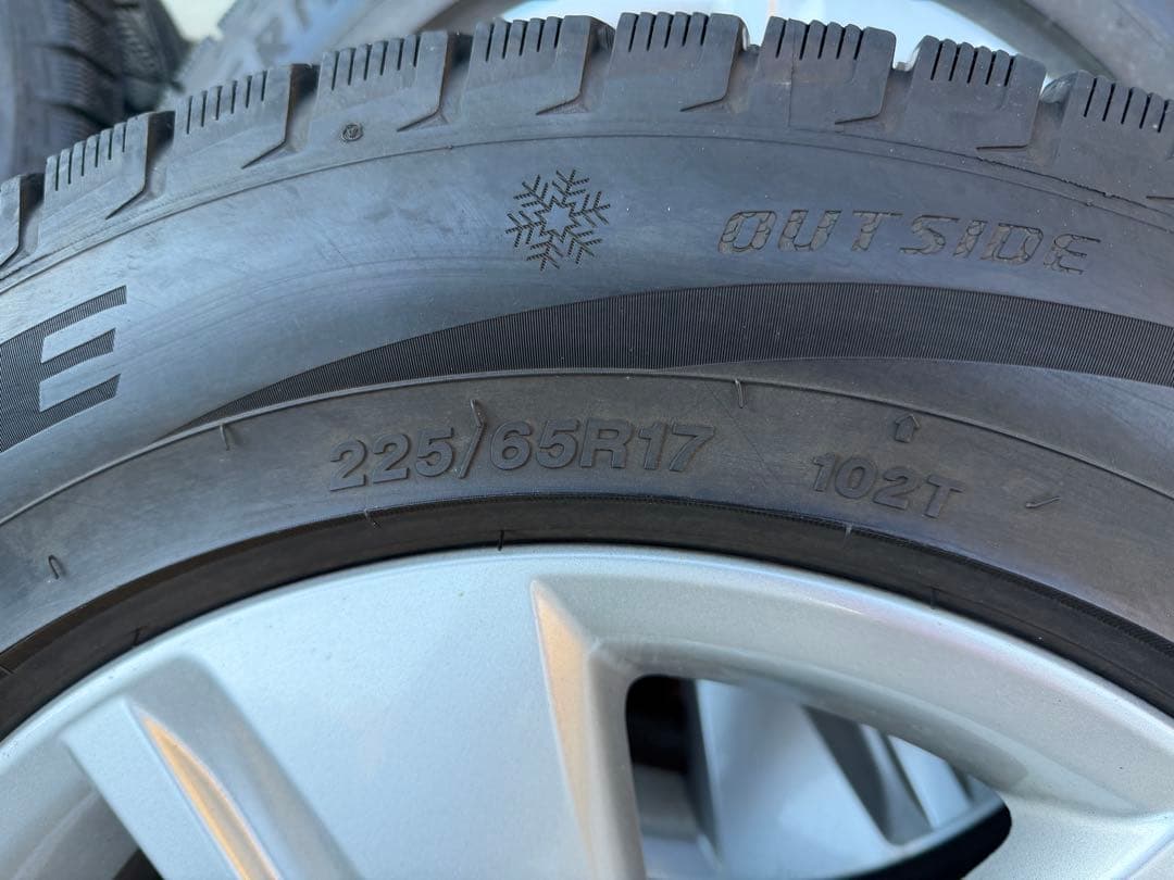 トヨタ　ハリアー　60純正　スタッドレスホイールセット 225/65R17