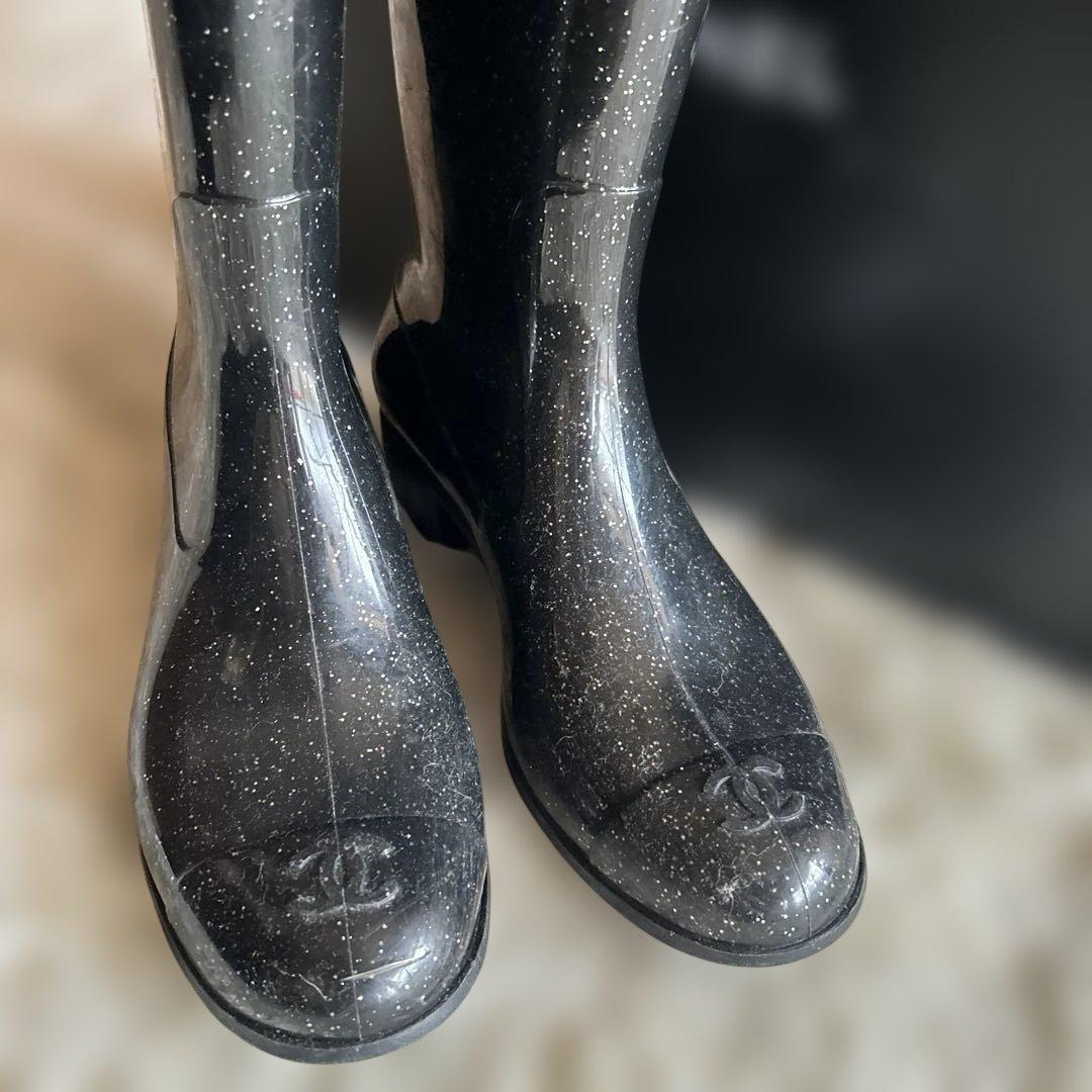 CHANEL レインブーツ　39