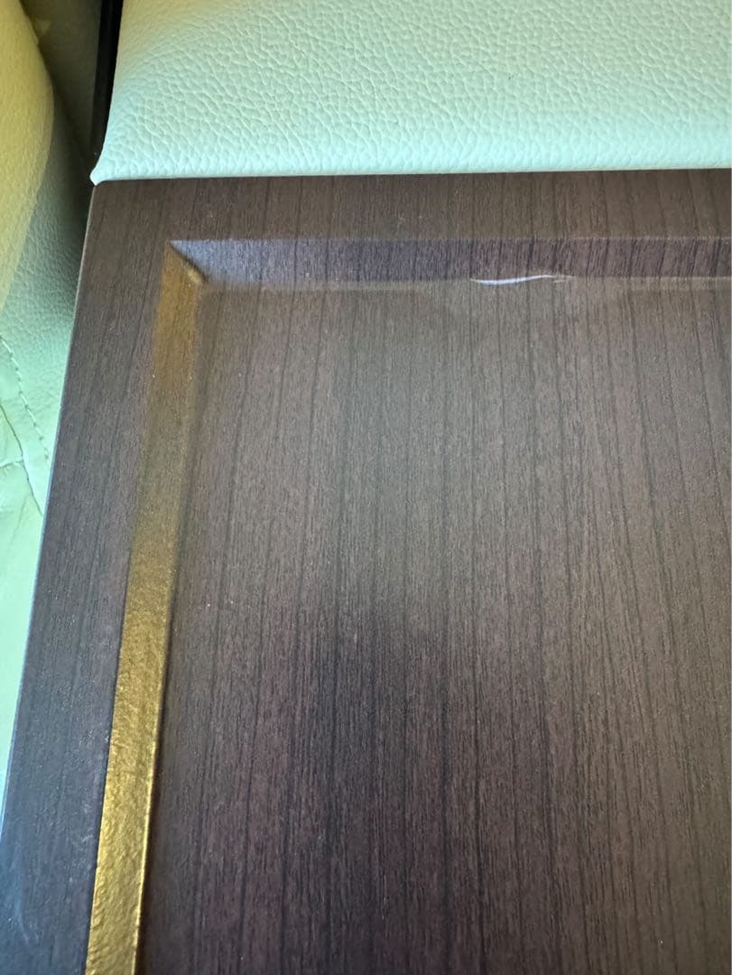 ニトリ　本革電動リクライニングソファ　美品　アイボリー