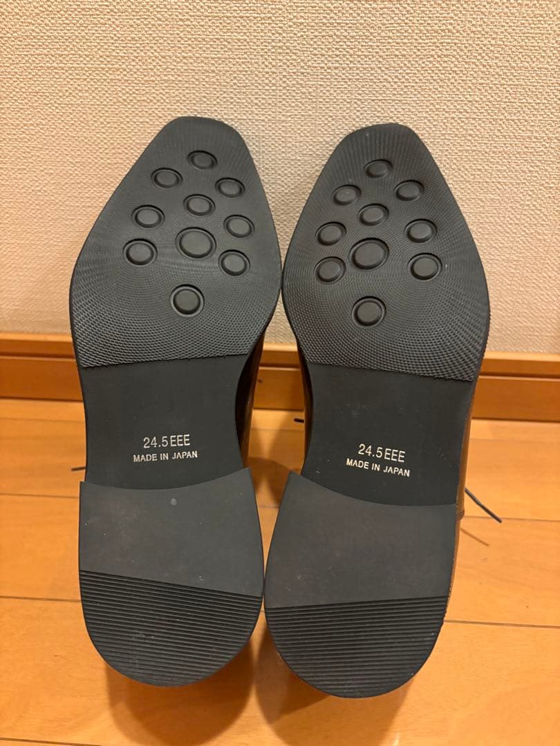 シークレットシューズ 身長6cmアップ ストレートチップ 北嶋製靴工業所