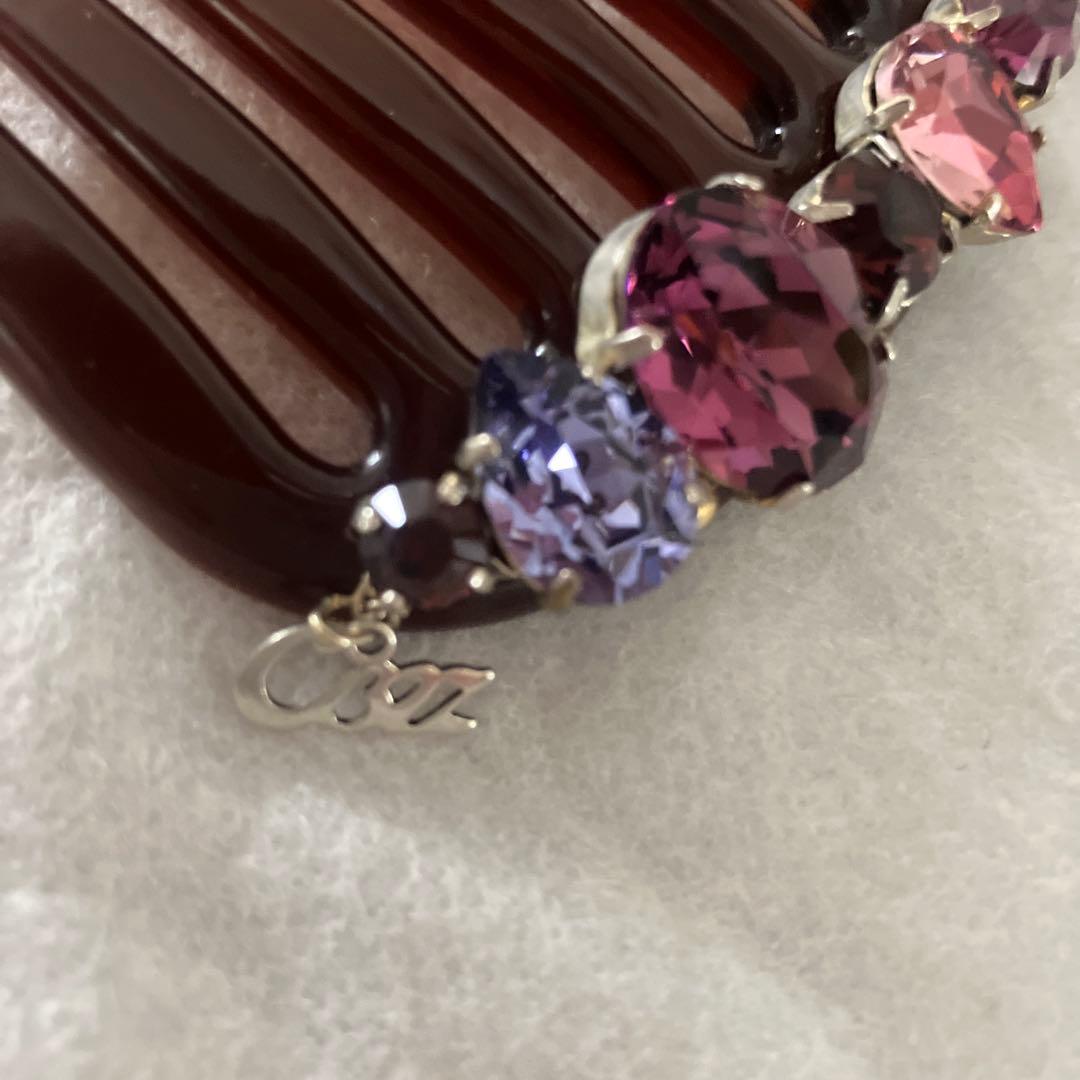 [まっく]コンプレックスビズ　フレンチコーム　パープル色