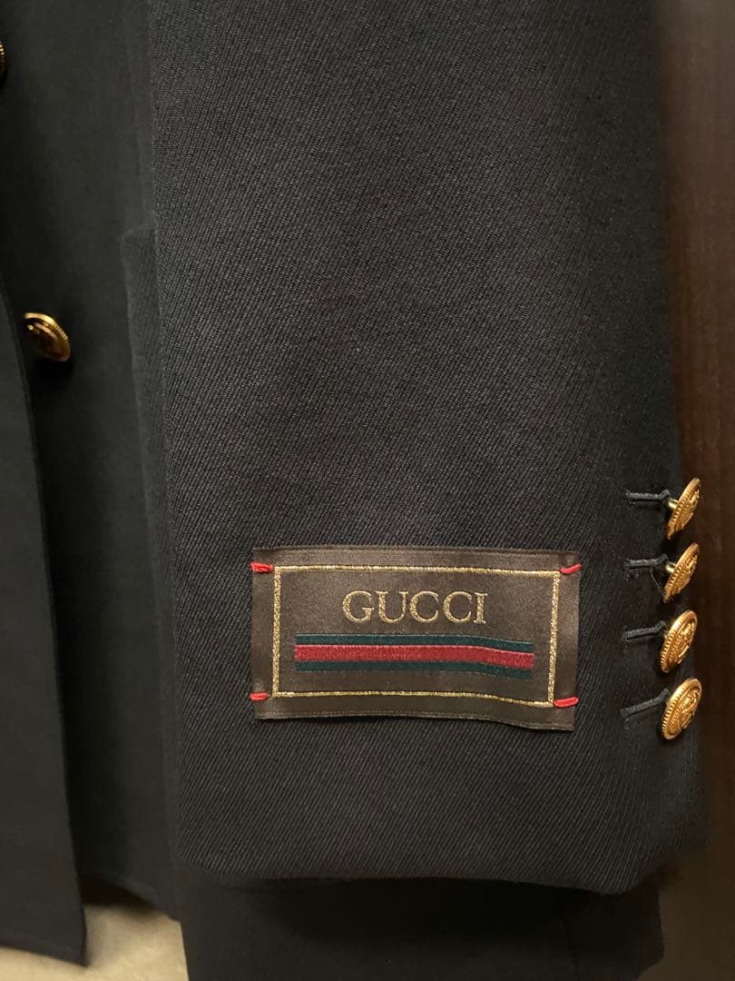 GUCCIダブルブレストジャケット 50サイズ