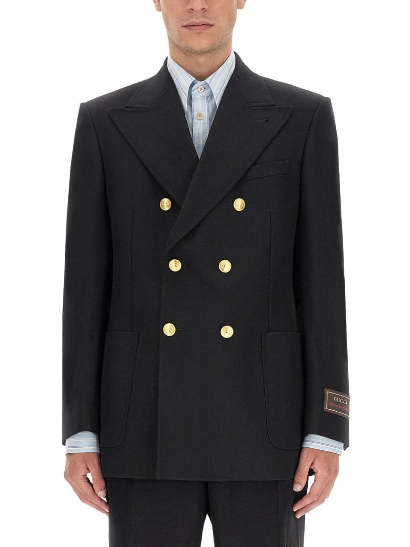 GUCCIダブルブレストジャケット 50サイズ