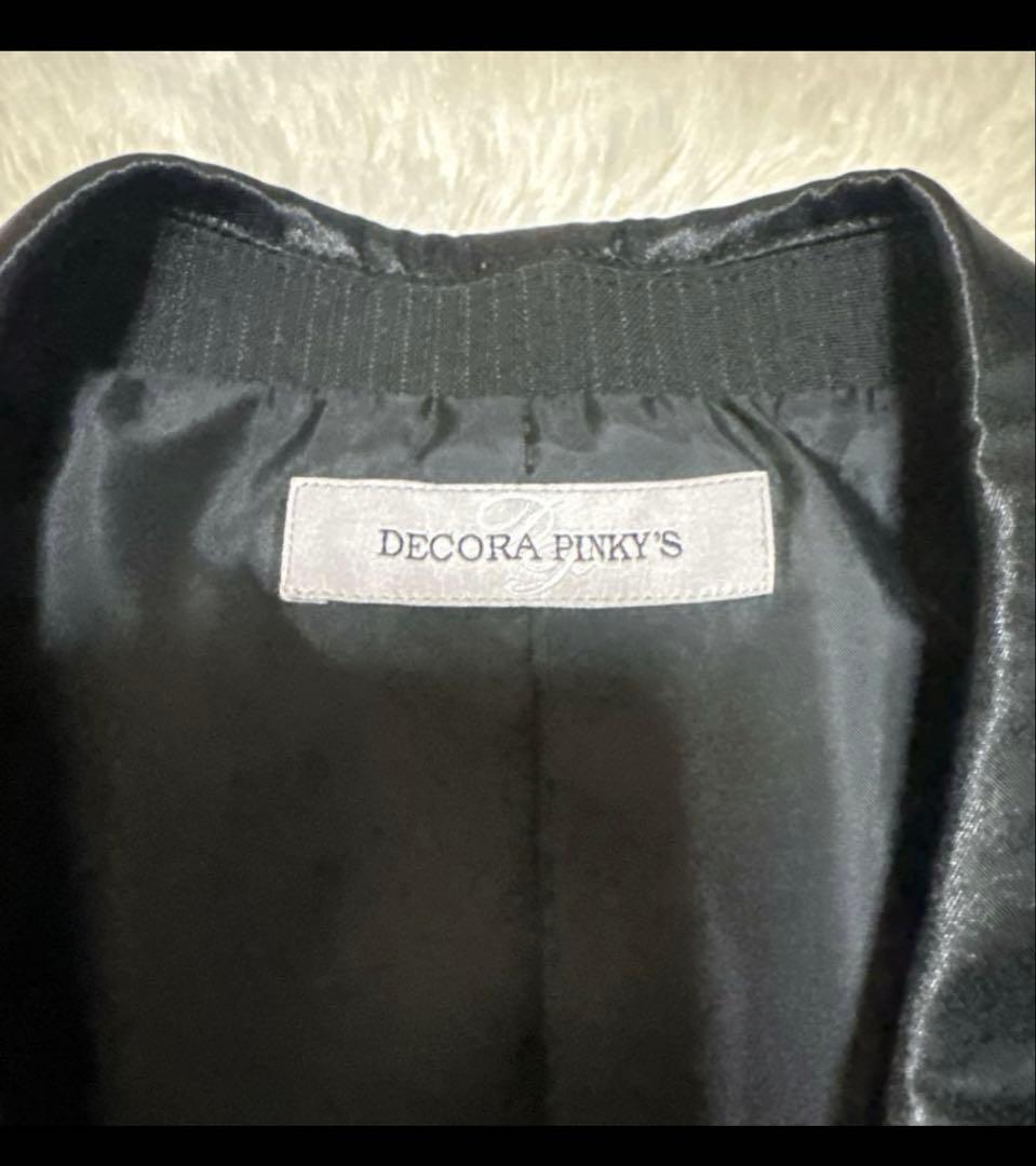 【美品】DECORA PINKY’S 165 スーツ セット 卒服 卒業式 黒