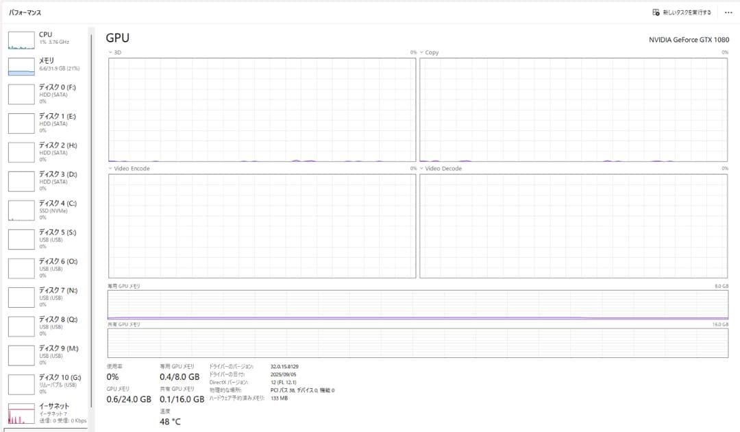 ASUS STRIX-GTX1080-ARG-GAMING本体「動作確認済み」