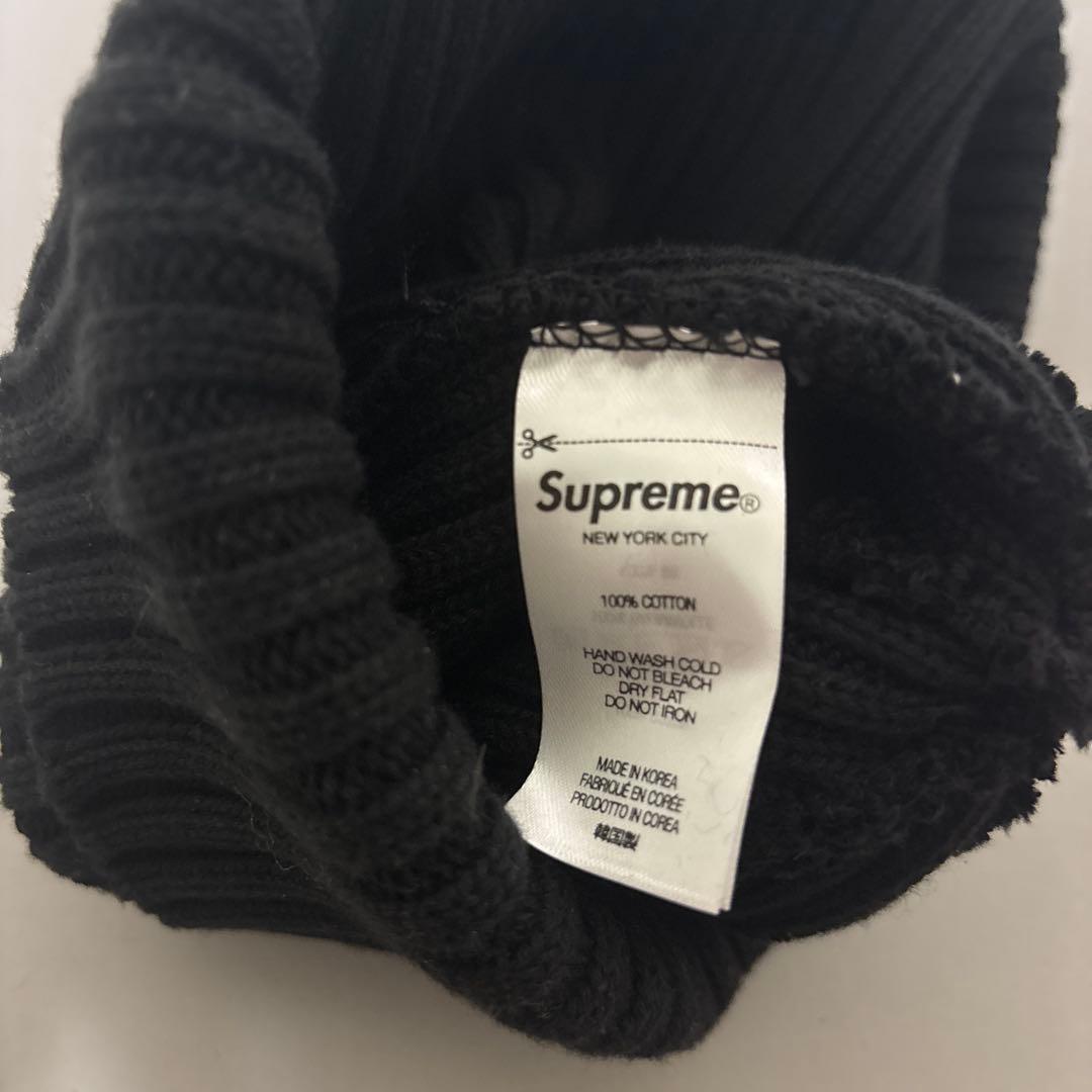 ジョングク着用supreme small boxlogo beanie 黒